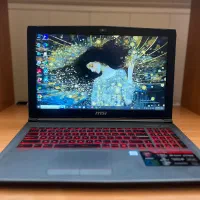لپتاپ MSI GL62 7RD، گیمینگ و طراحی، تمیز و سالم
