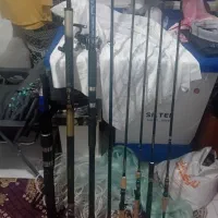 چوب چرخ طعمه لوری قلاب جعبه ماهیگیری