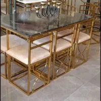 میز صندلی ناهارخوری غذاخوری ۶ نفره مستطیل|میز و صندلی غذاخوری|خمینی‌شهر, |دیوار