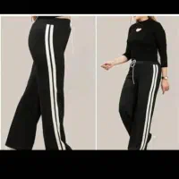 شلوار بغل نوار زنانه شلوار اسلش زنانه