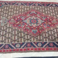 فرش قدیمی زرونیم دومتری دستبافت