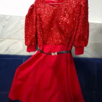 لباس مجلسی پولکی قیامدشت