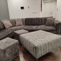 مبلمان ال هفت نفره جک دار|مبلمان خانگی و میز عسلی|تهران, سازمان آب|دیوار
