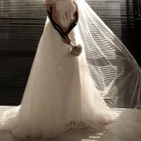 لباس عروس فوقالعاده شیک وسبک اروپایی و دستدوز|لباس|رشت, تازه آباد|دیوار