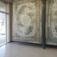 فرش زمینه مشکی مرینوس