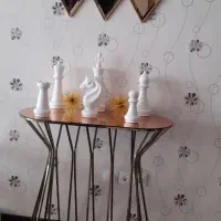 آینه و کنسول استیل