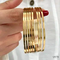 النگو آیینه ای طلا به نرخ تابلو