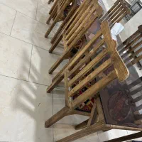 تخت و میز و صندلی چوبی|کافیشاپ و رستوران|کرج, کمالشهر|دیوار