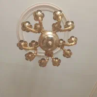 لوستر برنج آبکاری طلا