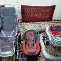 ست کامل نوزادشامل،کالسکه،روروئک،نی نی لای لای