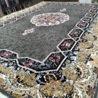 فرش سه و چهار اقتصادی طرح مدرن زمینه طوسی درحد نو|فرش|اصفهان, عطار نیشابوری|دیوار