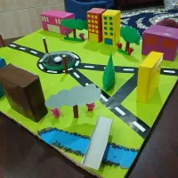 ماکت محله کاردستی|کلکسیون و سرگرمی|کرج, مصباح|دیوار