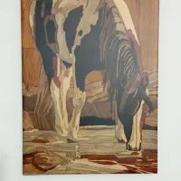 تابلو معرق تمام چوب