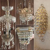 لوستر و دیوار کوب آویز دار