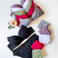 لباس زیر لباس خواب ست ساتن و کبریتی لباس بچگانه