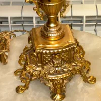 آباژور برنز سنگین وزن با روکش اب طلا|چراغ خواب و آباژور|تهران, سعادت‌آباد|دیوار