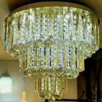 لوستر کریستالی ،مدل رستا ،کد 9946|لوستر و چراغ آویز|قم, نیروگاه|دیوار