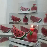 شمع یلدا ،قلمی ، وارمر|صنایع دستی و سایر لوازم تزئینی|شاهرود, |دیوار