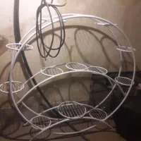 فروش دو عدد استند گل  فلزی