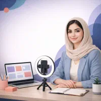 خانم خوش‌ذوق برای ادمینی و تولید محتوا + آموزش
