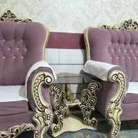 یک دست مبل۷نفره+سه تا میز عسلی|مبلمان خانگی و میز عسلی|اقبالیه, |دیوار