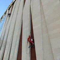 پیچ‌ ورولپلاک نما شستشوی نما نصب سنگ توری راپل|خدمات پیشه و مهارت|هشتگرد, شهرک بعثت|دیوار