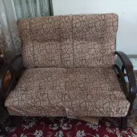 مبل ۷ نفره کلاسک ساده قهوه ای|مبلمان خانگی و میز عسلی|گرگان, |دیوار