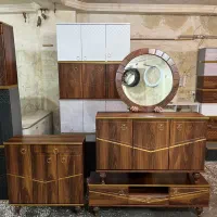 ست کنسول و آینه سرویس چوبی جهیزیه اینه کنسول|بوفه، ویترین، کنسول|تهران, شهید رجایی|دیوار