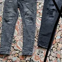 شلوار لی زغالی سایز ۳۲