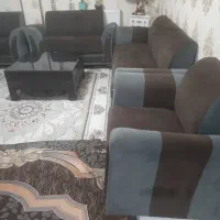 مبل ۷نفره ومیز وسط با 3تا گل میز|مبلمان خانگی و میز عسلی|شیراز, شهرک گلستان شمالی|دیوار