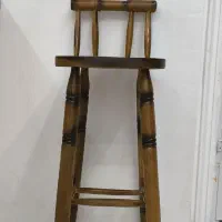 صندلی بلند چوب گردو