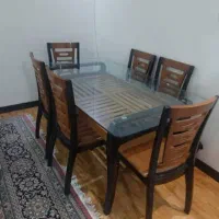 میز نهار خوری ۶ نفره|میز و صندلی غذاخوری|شیراز, شهرک آرین|دیوار