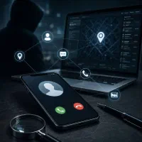 مکان یابی و اطلاعات شماره ناشناس