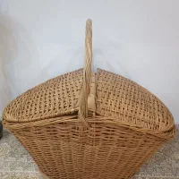 سبد مسافرتی حصیری