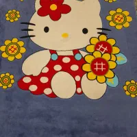 گلیم فرش ۶ متری عروسکی ( کیتی) دخترانه|گلیم، جاجیم، گبه|کرمانشاه, |دیوار