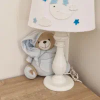 آباژور و لوستر  و ساعت ست اتاق  کودک|لوستر و چراغ آویز|ساوه, |دیوار