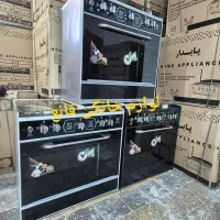 اجاق گاز چهار و پنج شعله طرح فر لعابی|اجاق گاز و لوازم برقی پخت‌وپز|تهران, آذری|دیوار