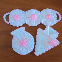 لیف ست عروس داماد و پاپوش نوزاد