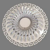 لامپ لوستری led با فریم چوبی طرح ورساچ 50 وات