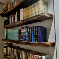 شلف دیواری و قفسه چوبی مدرن و روستیک|کتابخانه، شلف، قفسه‌های دیواری|تهران, خاوران|دیوار