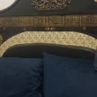 تخت خواب دونفره فلزی سلطنتی هخامنشی باکف تخت وتشک