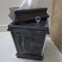 دستمال و سطل آشغال