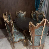 مبل و میز نهار خوری ۸ نفره کاملا نو|مبلمان خانگی و میز عسلی|شاهینشهر, امیرکبیر|دیوار