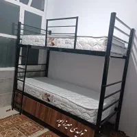 تخت میزبان دار فلزی و چوبی|تخت و سرویس خواب|قم, امامزاده ابراهیم|دیوار