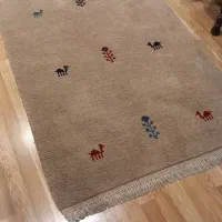 قالیچه گبه دستبافت یک در۱/۵ نونو