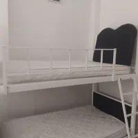تخت دو طبقه فلزی نوجوان با خوشخواب