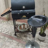 باربیکیو گازی و ذغالی با صندلی مخصوص|اجاق گاز و لوازم برقی پختوپز|رشت, چله خانه|دیوار