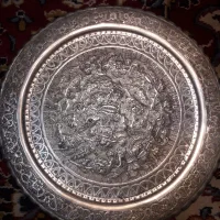 سینی مسی دوتا قلم زنی شده