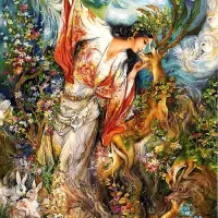 نخ و نقشه مینیاتوری با دارقالی