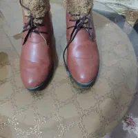 نیم بوت چرم داخل کرکی